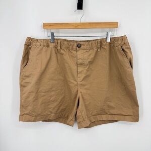 CHUBBIES The Staples 5.5" Originals Shorts Zip Fly stretch Twill Brown Size XXXL